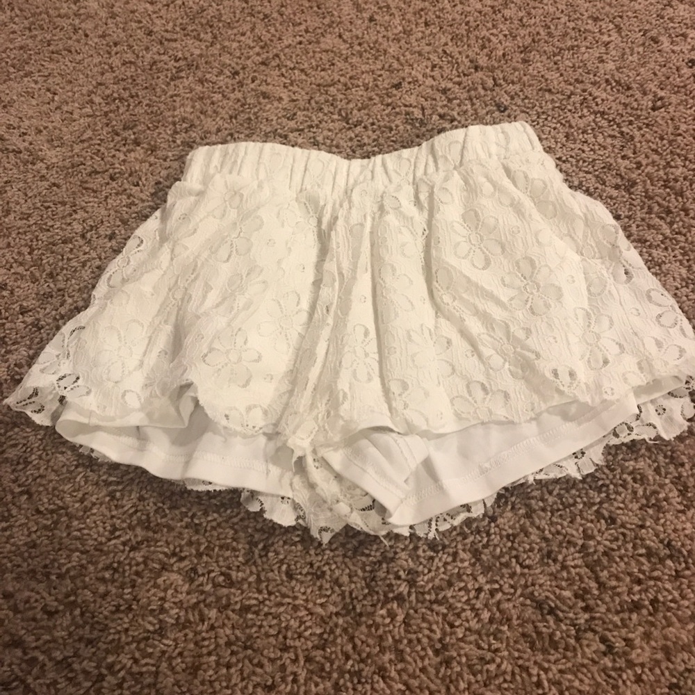 White shorts